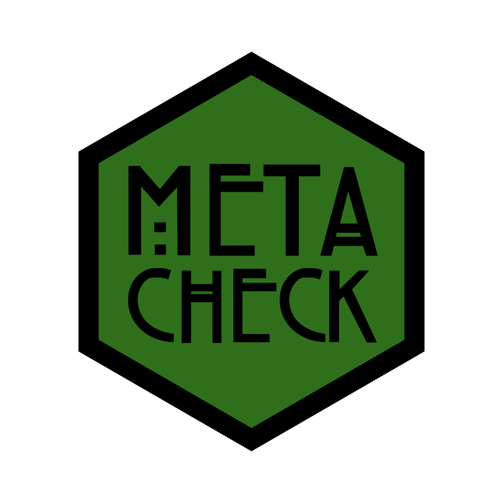 metacheck provides extendable tools for checking research outputs for best practices