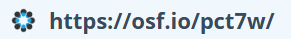 Your OSF ID